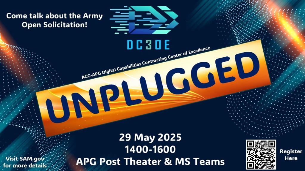 DC3oE Unplugged Flyer
