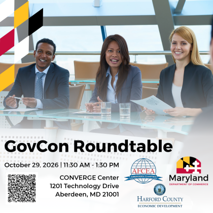 GovCon Roundtable flyer